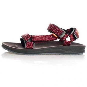LIZARD VODA, Sandalias Tiempo Libre y Sportwear Unisex Adulto, ETNO Cherry Red, 38 EU