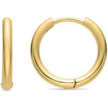 Pendientes Nias de Luxenter, acabados en oro amarillo de 18k