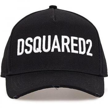 Dsquared2 Stylish Hat for Men and Women, Black, ONE SIZE