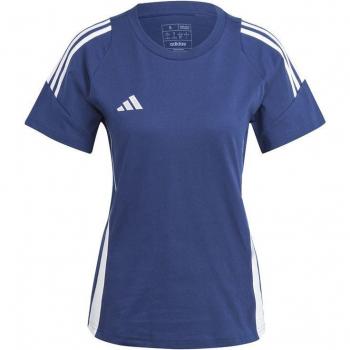 Camiseta de fútbol adidas Tiro24 mujer, manga corta, diseño deportivo, material transpirable, ajuste regular, ideal para entrenamiento y uso diario