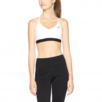 Nike W Nk Favorites Bra Sujetador Deportivo, Mujer, Blanco
