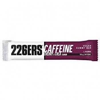 226ERS Vegan Gummy Bars | Barrita Energética Vegana con Cafeína, Snack Deportivo Ciclismo y Running, Cherry Cola - 1 barra