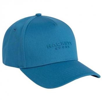 Gorra Essential Sport azul Hackett London - 100% Algodón, diseño deportivo, talla única