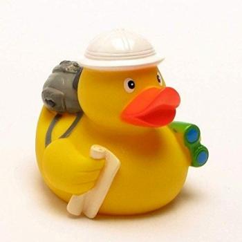 Patito de goma trotamundos