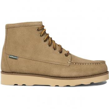 Sebago Men's Tala Beige Suede High Lace-Up Boots
