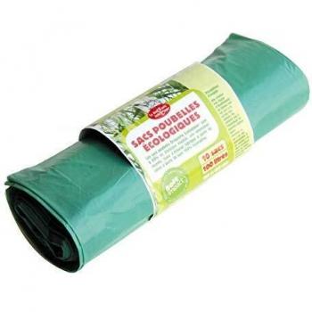 La Droguerie - Rollo de 10 bolsas de basura ecológicas ecológicas, 100 L, lote de 2