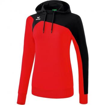 Erima GmbH Club 1900 2.0 Sudadera con Capucha, Mujer, Rojo/Negro, 34