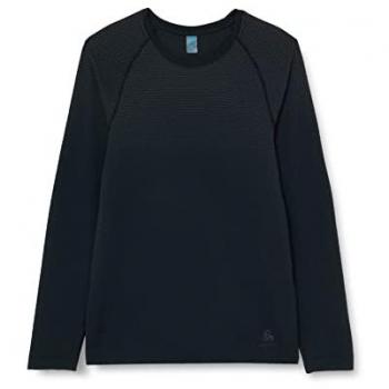 Camiseta Térmica de Manga Larga Odlo Performance Light Eco para Hombre - Negro (L)