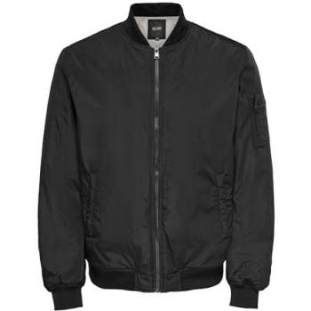 Chaqueta Bomber Only & Sons Joshua Hombre Negra Regular Fit S