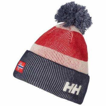 Gorro Helly Hansen World Cup 2.0 para hombre en color azul marino y rojo (UNICA)