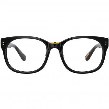 Linda Farrow CEDRIC LFL1275A Asian Fit C9 Black Men's Sunglasses 54mm