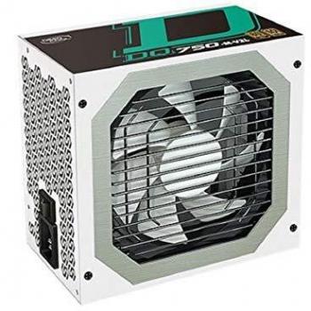 DeepCool DQ750-M-V2L WH Fuente de Alimentación 750W, 80 Plus Gold, Modular, Blanco, con Ventilador de 120mm
