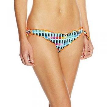 MC2 Saint Barth - Moon - Woman Bikini Slip Fru Fru, Bikini Bottom para mujer, turquesa
