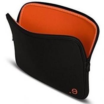 Be.ez LA robe Black Addict - Funda para MacBook de 13, color negro/naranja