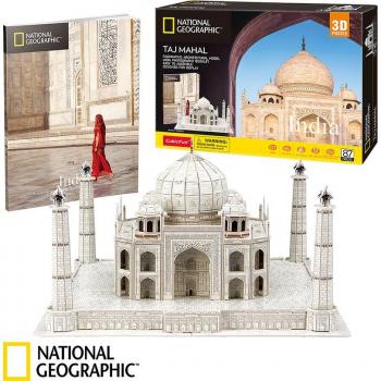 Puzle 3D 87 piezas Taj Mahal National Geographic