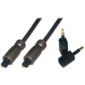 MCL MC760-5M Cable de Fibra optica Toslink Negro - Cable de Fibra óptica
