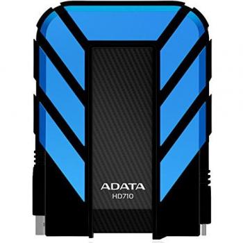 ADATA AHD710-1TU3-CBL - Disco duro externo robusto de 1 TB, alta velocidad USB 3.0, resistente al agua, al polvo y a impactos de grado militar IP68, color negro