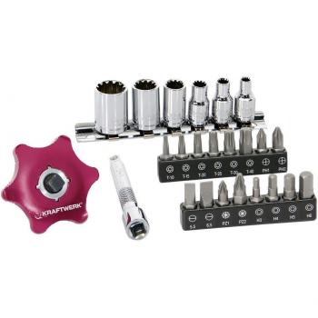 KRAFTWERK 38005-24 pzs. COMBI finger ratchet set