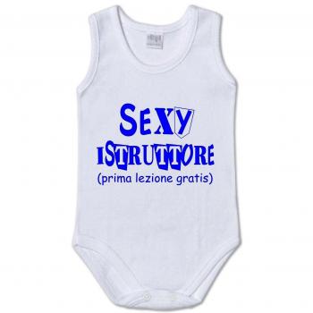 Romper algodón cuerpo chaleco Sexy Instructor