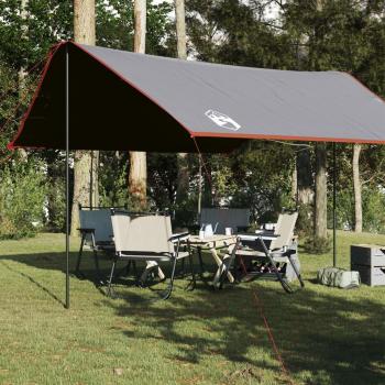 Lona de camping impermeable vidaXL 430x380x210 cm, colores disponibles: azul, gris y naranja, verde