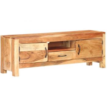 vidaXL TV Cabinet 116x30x40 cm Solid Acacia Wood