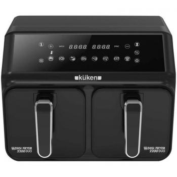 Freidora sin Aceite Digital Doble 8L 2200W Küken