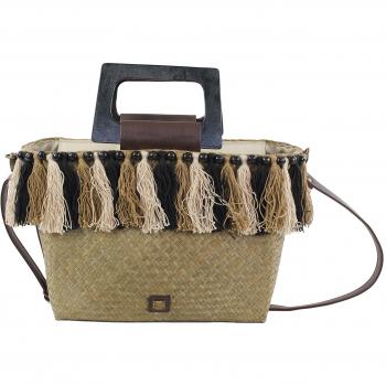 Bluebags 0JV7008, Bolso de Mano para Mujer, Marron, Unica