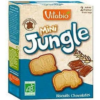 Kalibio Galletas Mini Jungle de chocolate 160 gr