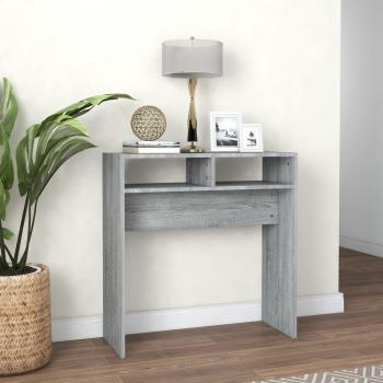 Consola Sonoma 78x30x80 cm madera multicapa gris