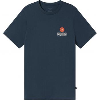 Camiseta Puma Basketball Court Graphic para hombre en azul oscuro