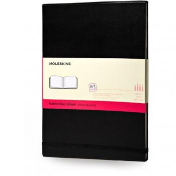 Moleskine S05602 - Cuaderno de Arte para Acuarela, Tamaño Bolsillo, Color Negro