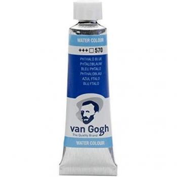 10 ml – pintura de acuarela de Van Gogh – Phthalo azul