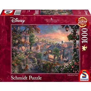Schmidt Thomas Kinkade: Disney - Lady and the Tramp Jigsaw Puzzle