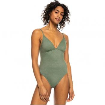 Bañador de mujer Roxy Shiny Wave One Piece verde caqui XS