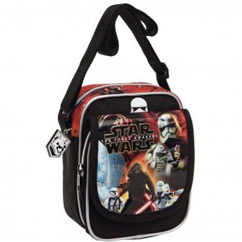 Disney Star Wars Battle Bolso Bandolera, 2.85 litros, Color Negro