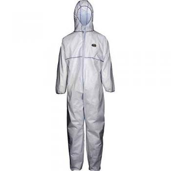 Overall desechable SMS-1, Talla M, Blanco (Paquete de 50)