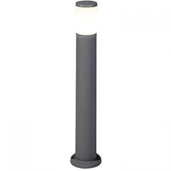 Poste de exterior gris 80 cm IP55 con E27 regulable en Kelvin - Carlo