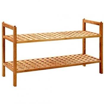 Sonata Shoe Rack, Solid Walnut Wood, 69x26x40 cm