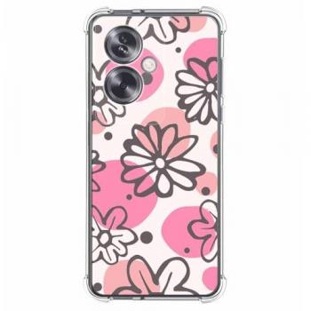 Funda Silicona Antigolpes Flores 09 para Oppo A79 5G