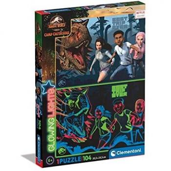 PUZZLE 27557 104 GLOWING JW CAMP CRETACEOUS