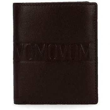 Movom Ribbon Cartera Vertical Marrón 8,5x10,5x1 cms Piel