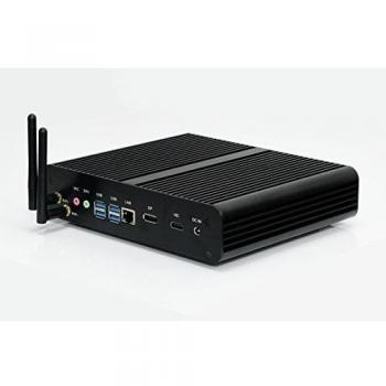 kingdel® Intel i7 6th Gen Skylake CPU Mini PC de sobremesa, 4 K NUC con 16 GB de RAM, 512 GB SSD, 4096 x 2304, HDMI, DP, 4 * USB 3.0, lector de tarjetas, WIFI, caja de metal, Windows 10