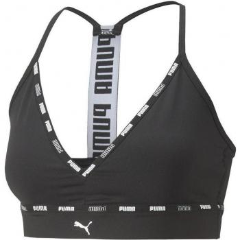 Sujetador deportivo Puma Low Impact Strong Strappy para mujer en color negro