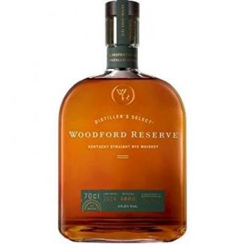 Whisky de Centeno Woodford Reserve 70cl, Especiado y Dulce, 45,2% Vol