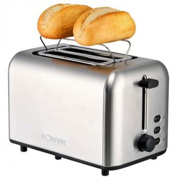 Tostadora de Acero Inoxidable Bomann TA 6080 CB con 2 Ranuras
