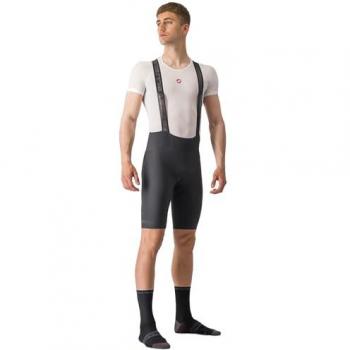 Castelli Espresso Men's Bib Shorts - Dark Grey - Large