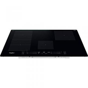 Placa de Inducción Whirlpool WF S5077 NE/IXL 4 Zonas 77cm Negra