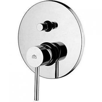Mezclador de ducha empotrado Paffoni Stick cromado con dos salidas SK015CR
