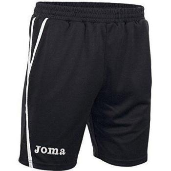 Joma Game - Pantalones cortos para niños de 10-12 años, color negro / blanco