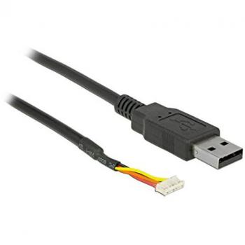 Cable Serial TTL USB A DeLOCK 84957 Negro 2,2 m 6 Pin WR-WTB Pitch 1,5 mm